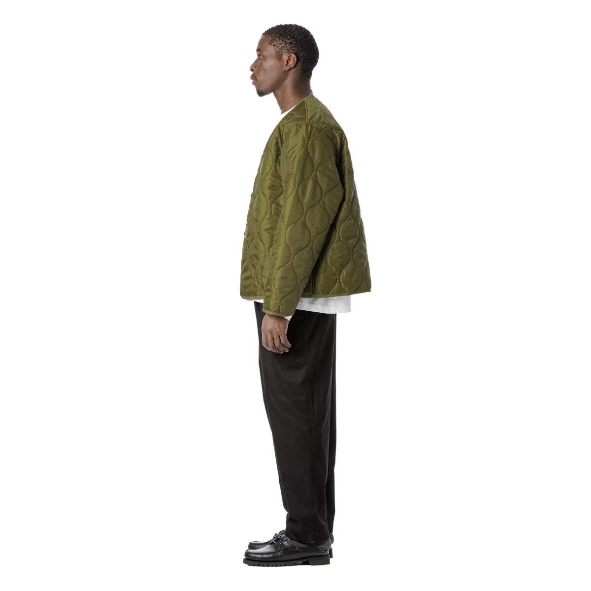 Sandinista Quilted Liner Jacket サンディニスタ キルテッド ライナー ジャケット 60425WA01-OW【メンズ アウター キルティング ジャケット ミリタリー 中綿 軽量 25FW】