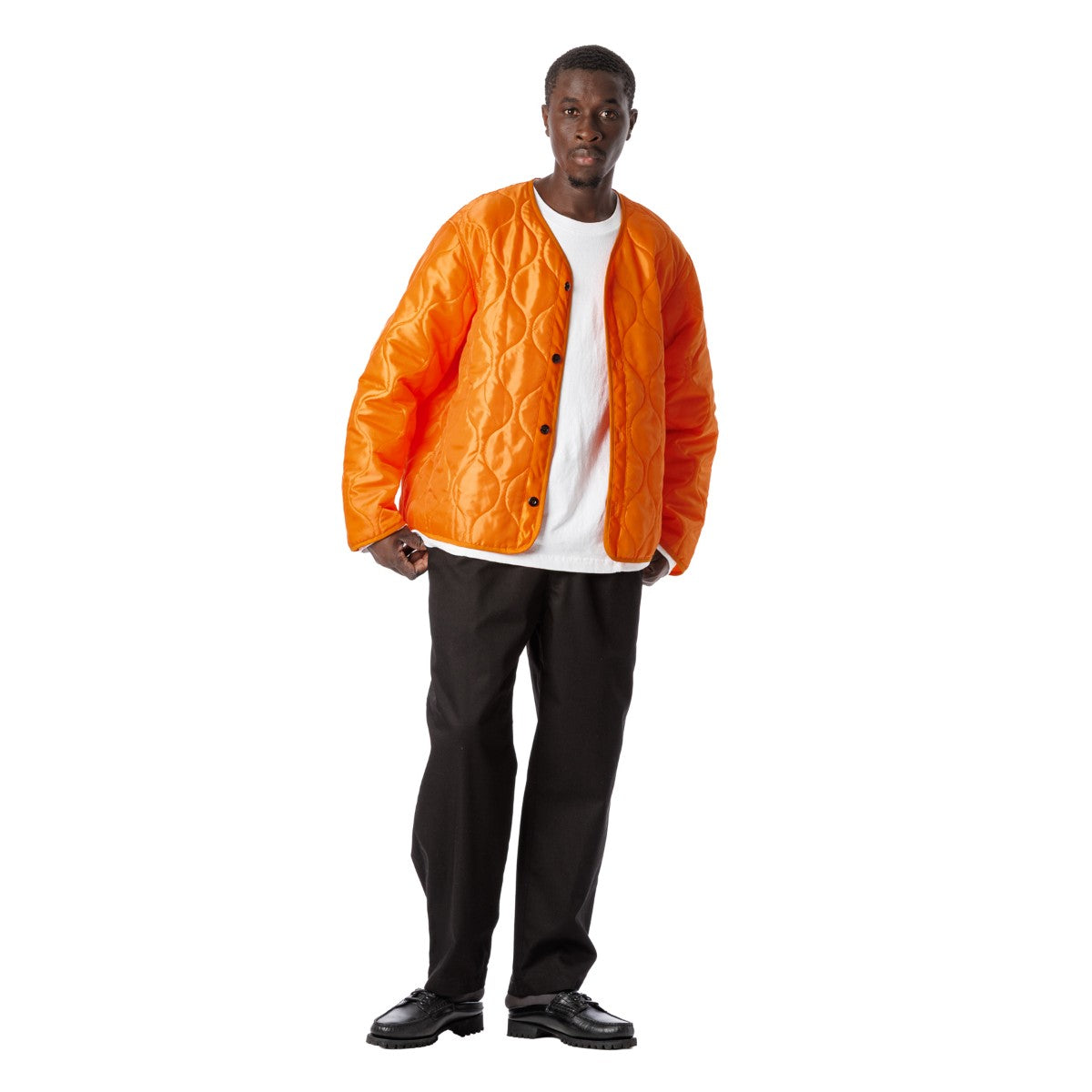 Sandinista Quilted Liner Jacket サンディニスタ キルテッド ライナー ジャケット 60425WA01-OW【メンズ アウター キルティング ジャケット ミリタリー 中綿 軽量 25FW】