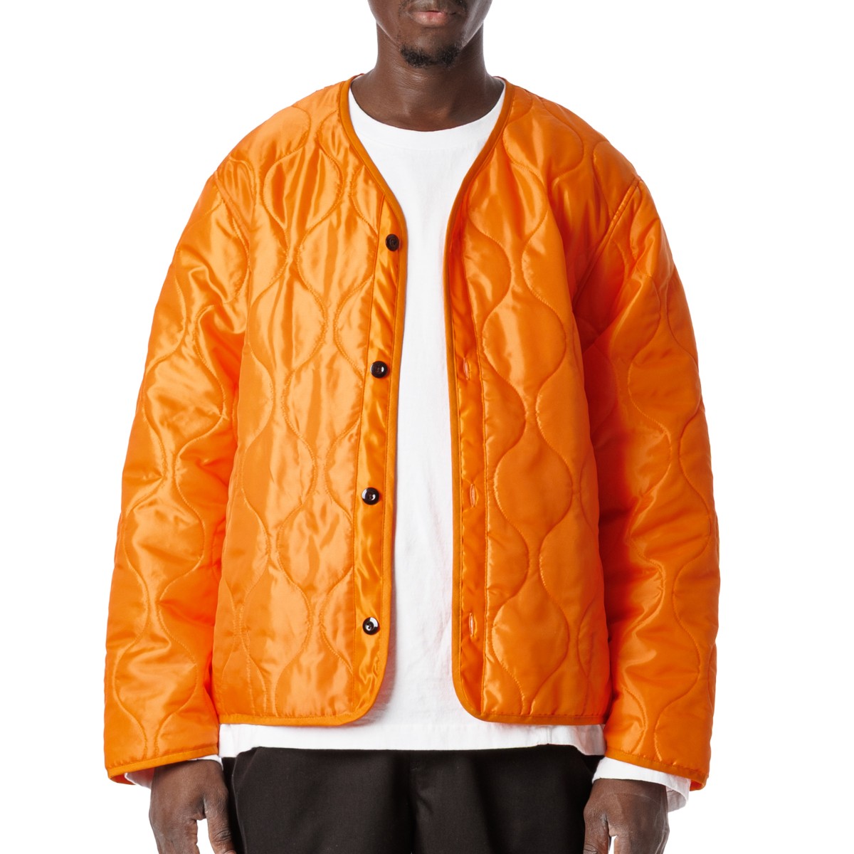 Sandinista Quilted Liner Jacket サンディニスタ キルテッド ライナー ジャケット 60425WA01-OW【メンズ アウター キルティング ジャケット ミリタリー 中綿 軽量 25FW】
