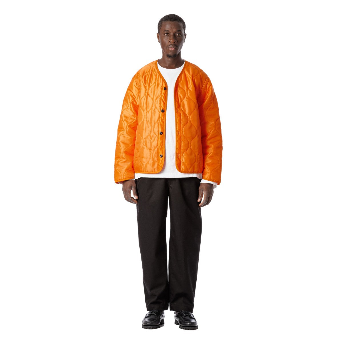 Sandinista Quilted Liner Jacket サンディニスタ キルテッド ライナー ジャケット 60425WA01-OW【メンズ アウター キルティング ジャケット ミリタリー 中綿 軽量 25FW】