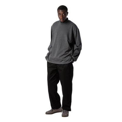 Sandinista American Cotton Turtleneck L-S Tee サンディニスタ アメリカンコットン タートルネック ロングスリーブ Tシャツ 60425WA02-TP【メンズ 長袖Tシャツ カットソー アメリカコットン タートルネック トップス 25FW】