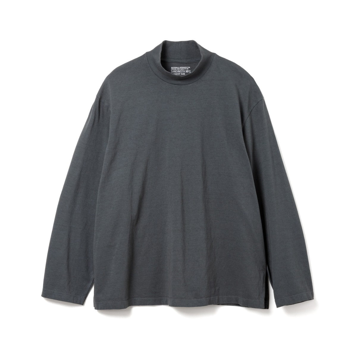 Sandinista American Cotton Turtleneck L-S Tee サンディニスタ アメリカンコットン タートルネック ロングスリーブ Tシャツ 60425WA02-TP【メンズ 長袖Tシャツ カットソー アメリカコットン タートルネック トップス 25FW】