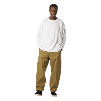 Sandinista C/N Lined Easy Pants サンディニスタ C/N ラインド イージー パンツ 60425WA03-BT【メンズ イージーパンツ コットンナイロン 撥水 メッシュ テーパード 25FW】