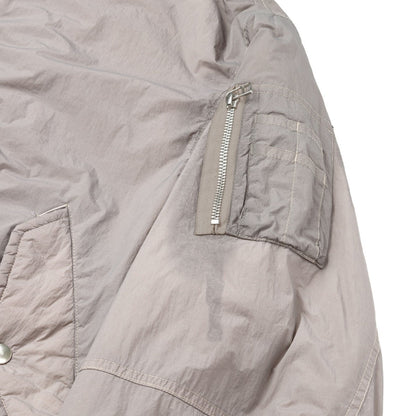 Sandinista MA-1 - Overdyed サンディニスタ MA-1 - オーバーダイ 60425WA03-OW【メンズ MA-1 ジャケット 製品染め ワイドシルエット シンサレート 防寒 アウター 25FW】