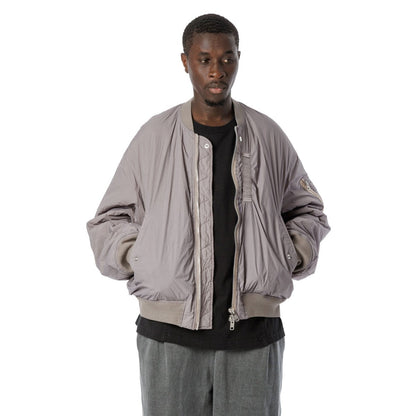 Sandinista MA-1 - Overdyed サンディニスタ MA-1 - オーバーダイ 60425WA03-OW【メンズ MA-1 ジャケット 製品染め ワイドシルエット シンサレート 防寒 アウター 25FW】