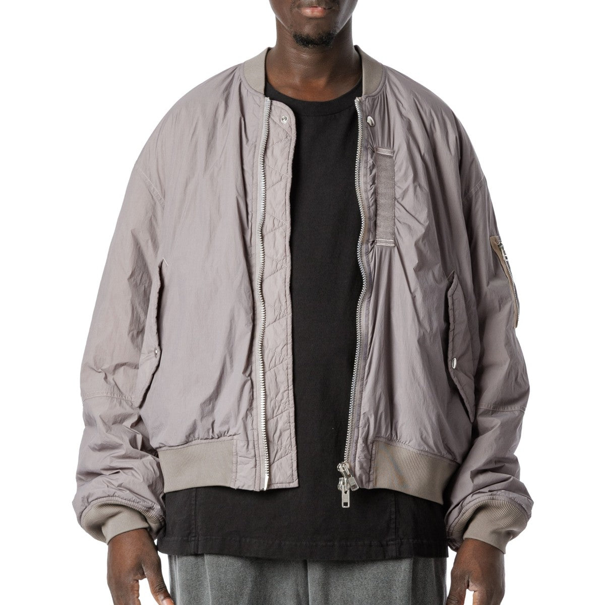 Sandinista MA-1 - Overdyed サンディニスタ MA-1 - オーバーダイ 60425WA03-OW【メンズ MA-1 ジャケット 製品染め ワイドシルエット シンサレート 防寒 アウター 25FW】