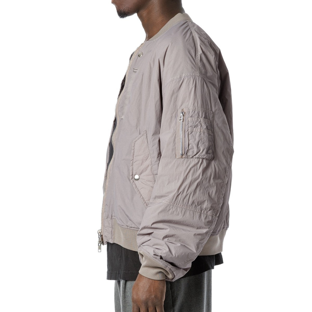 Sandinista MA-1 - Overdyed サンディニスタ MA-1 - オーバーダイ 60425WA03-OW【メンズ MA-1 ジャケット 製品染め ワイドシルエット シンサレート 防寒 アウター 25FW】