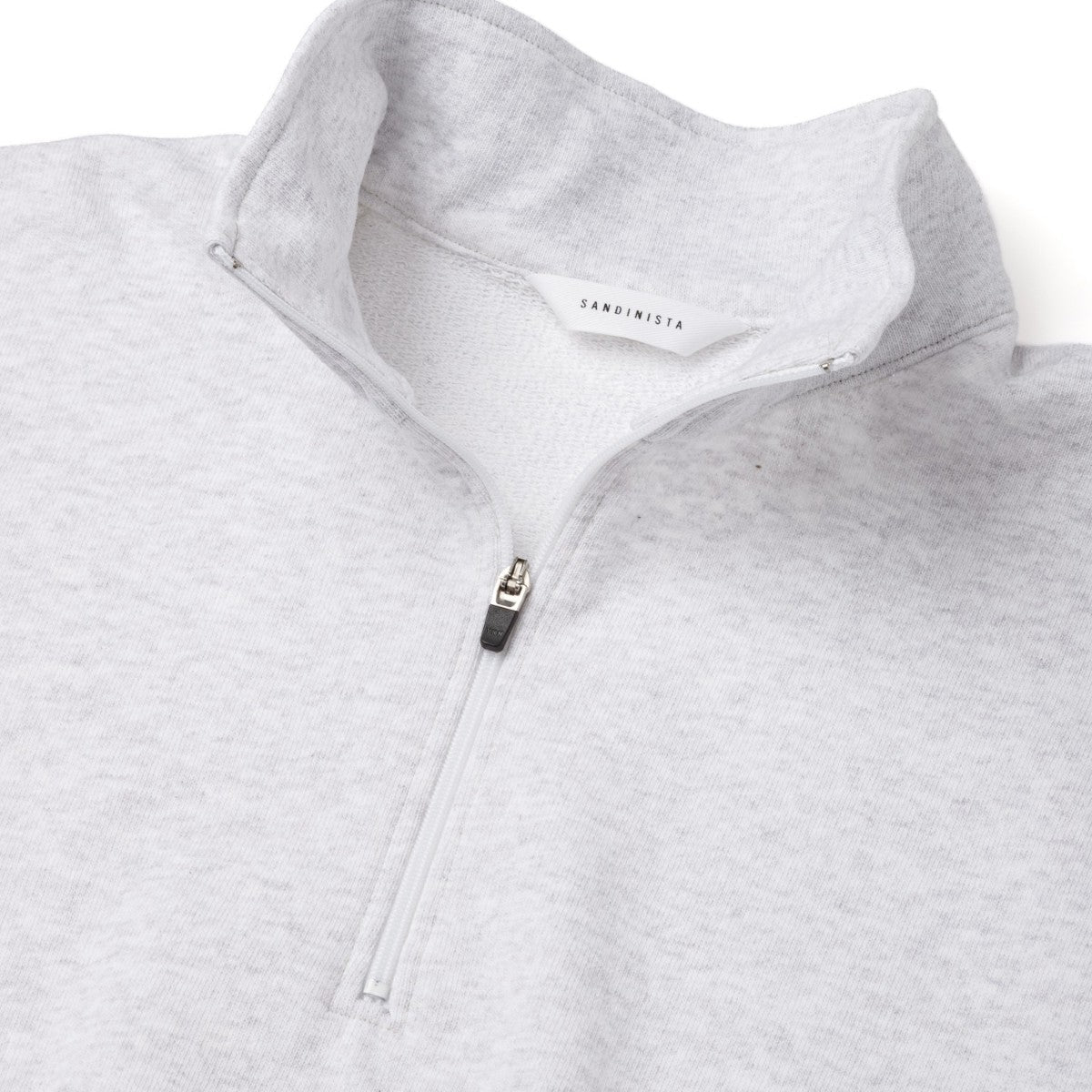 Sandinista American Cotton Half Zip Pullover サンディニスタ アメリカンコットン ハーフジップ プルオーバー 60425WA08-TP【メンズ ハーフジップ プルオーバー アメリカコットン 裏毛 スウェット ドライタッチ 25FW】