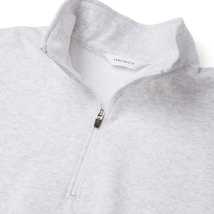 Sandinista American Cotton Half Zip Pullover サンディニスタ アメリカンコットン ハーフジップ プルオーバー 60425WA08-TP【メンズ ハーフジップ プルオーバー アメリカコットン 裏毛 スウェット ドライタッチ 25FW】