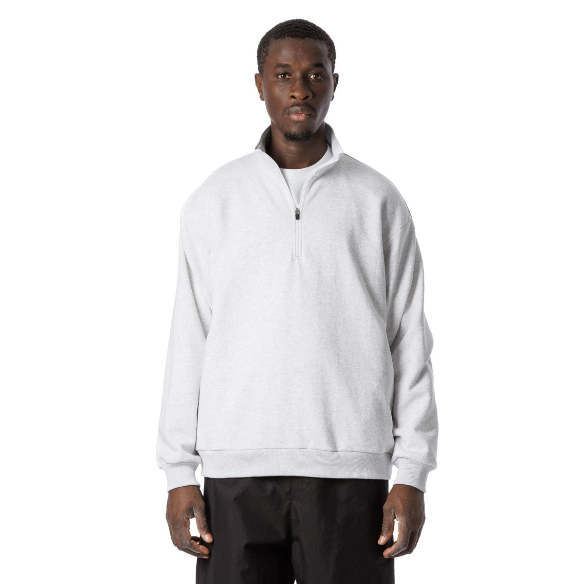Sandinista American Cotton Half Zip Pullover サンディニスタ アメリカンコットン ハーフジップ プルオーバー 60425WA08-TP【メンズ ハーフジップ プルオーバー アメリカコットン 裏毛 スウェット ドライタッチ 25FW】