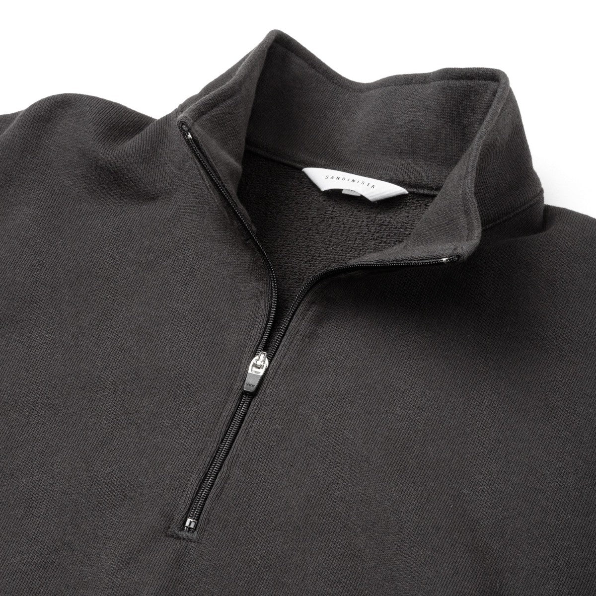 Sandinista American Cotton Half Zip Pullover サンディニスタ アメリカンコットン ハーフジップ プルオーバー 60425WA08-TP【メンズ ハーフジップ プルオーバー アメリカコットン 裏毛 スウェット ドライタッチ 25FW】