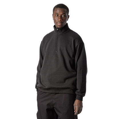 Sandinista American Cotton Half Zip Pullover サンディニスタ アメリカンコットン ハーフジップ プルオーバー 60425WA08-TP【メンズ ハーフジップ プルオーバー アメリカコットン 裏毛 スウェット ドライタッチ 25FW】