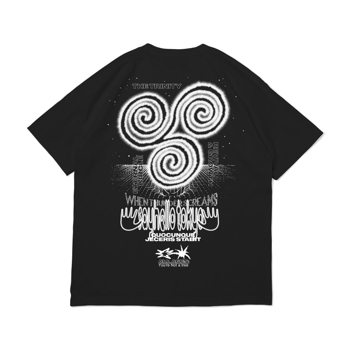 SAYHELLO All Ages Tee セイハロー オールエイジス ティー 25AW-D1-04【メンズ 半袖Tシャツ 厚手 ヘビーウェイト スクリーンプリント 25FW】