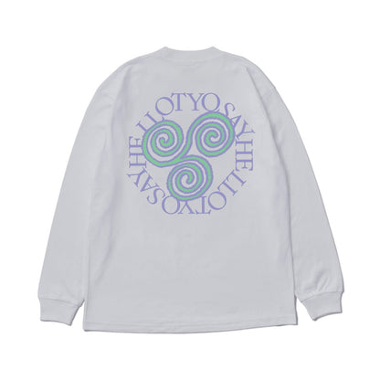 SAYHELLO Pigment Slap Logo Tee セイハロー ピグメント スラップ ロゴ ティー 25AW-D2-02【メンズ 長袖Tシャツ ピグメント染め スクリーンプリント ヘビーウェイト 厚手 25FW】