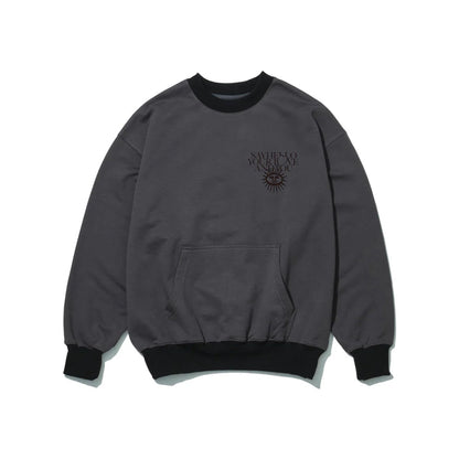 SAYHELLO Sun Rise Crew セイハロー サンライズ クルー 25AW-D3-02【メンズ スウェット トレーナー 裏毛 長袖 トップス ボックスシルエット カジュアル 25FW】