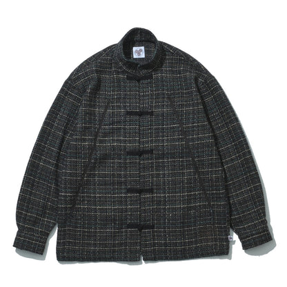SAYHELLO Flannel China Shirts セイハロー フランネル チャイナシャツ 25AW-D3-03【メンズ チャイナシャツ ネルシャツ 厚手 シャツジャケット 羽織り 25FW】