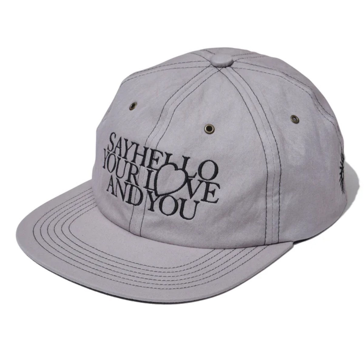 SAYHELLO Sun-Rise Cap セイハロー サンライズ キャップ 25AW-D3-09【メンズ 6パネルベースボールキャップ フラットキャップ 帽子 刺繍 25FW】