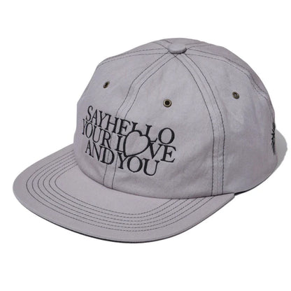 SAYHELLO Sun-Rise Cap セイハロー サンライズ キャップ 25AW-D3-09【メンズ 6パネルベースボールキャップ フラットキャップ 帽子 刺繍 25FW】