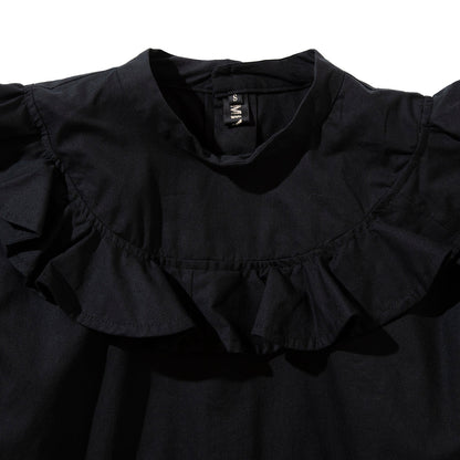 MIYAO Blouse with ruffled flaps ミヤオ フリルフラップ付きブラウス MDBL-05【レディース WOMENブランド 楽天NG 25FW】