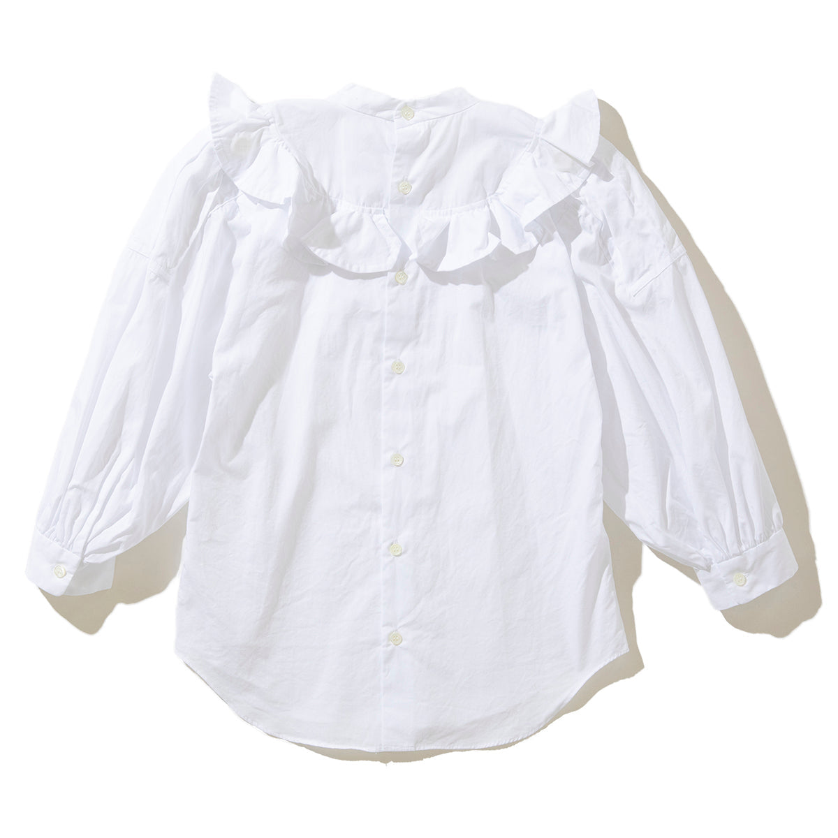 MIYAO Blouse with ruffled flaps ミヤオ フリルフラップ付きブラウス MDBL-05【レディース WOMENブランド 楽天NG 25FW】