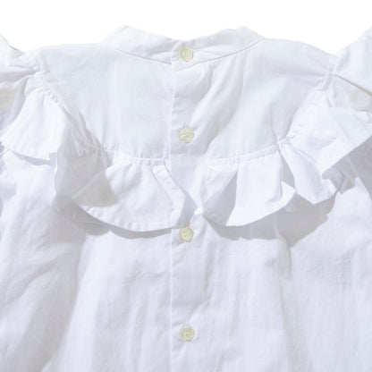 MIYAO Blouse with ruffled flaps ミヤオ フリルフラップ付きブラウス MDBL-05【レディース WOMENブランド 楽天NG 25FW】