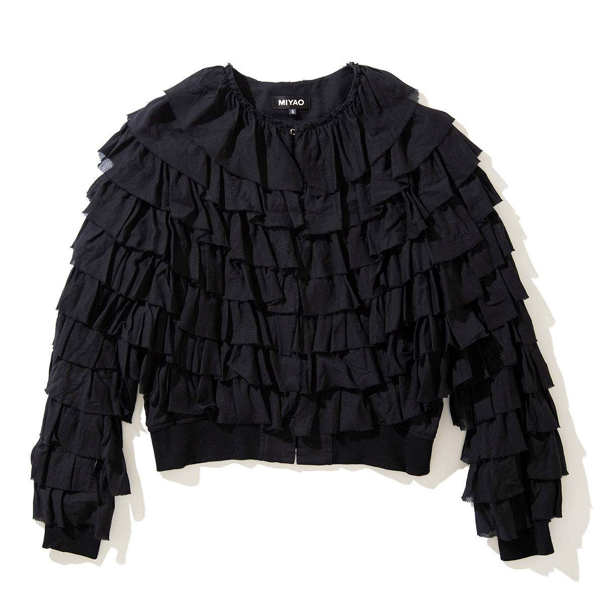 MIYAO Cotton Frill Jacket ミヤオ コットンフリルジャケット MDJK-03【レディース WOMENブランド 楽天NG 25FW】