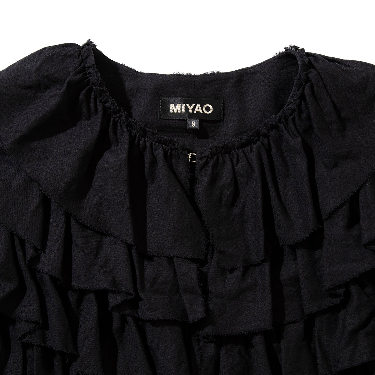 MIYAO Cotton Frill Jacket ミヤオ コットンフリルジャケット MDJK-03【レディース WOMENブランド 楽天NG 25FW】
