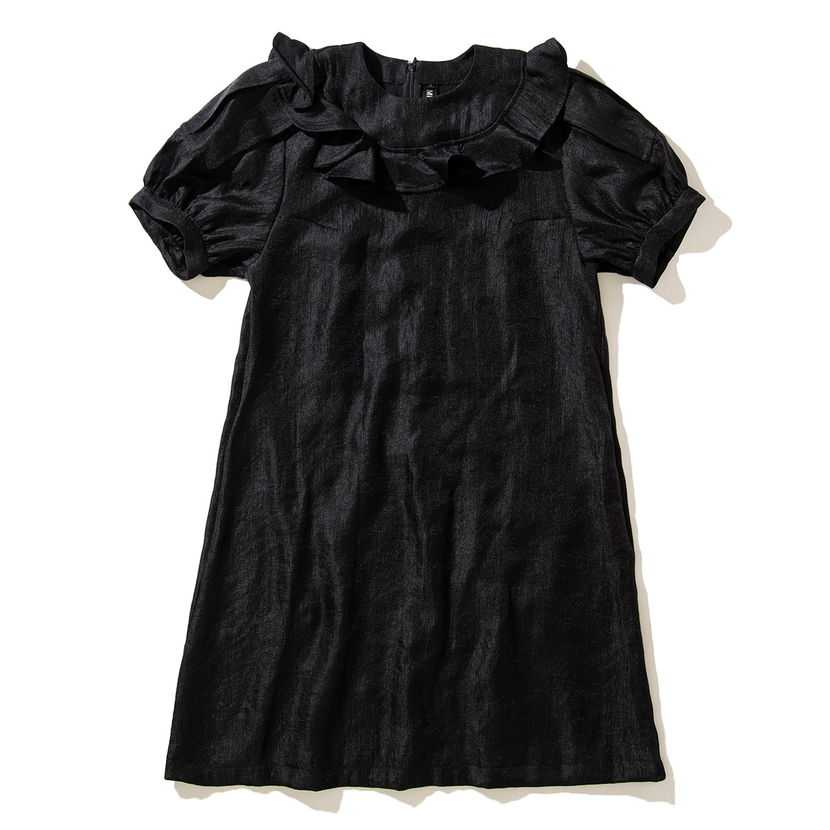 MIYAO Mini Dress with Ruffled Flap ミヤオ フリルフラップ付きミニドレス MDOP-04【レディース WOMENブランド 楽天NG 25FW】