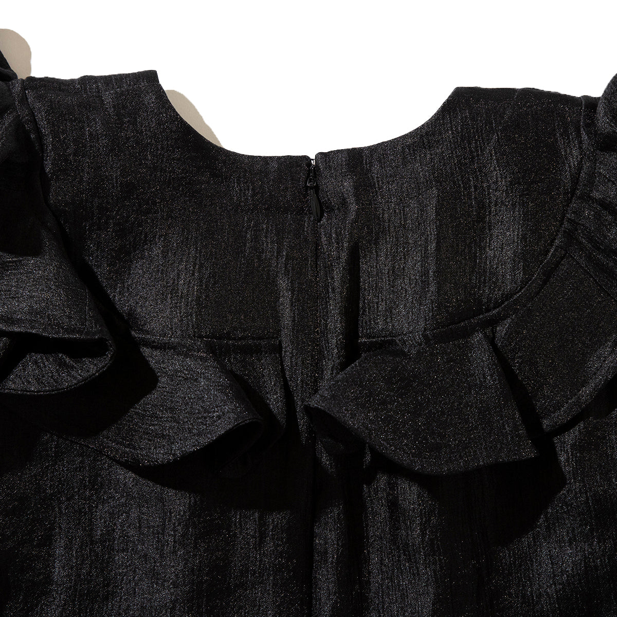 MIYAO Mini Dress with Ruffled Flap ミヤオ フリルフラップ付きミニドレス MDOP-04【レディース WOMENブランド 楽天NG 25FW】