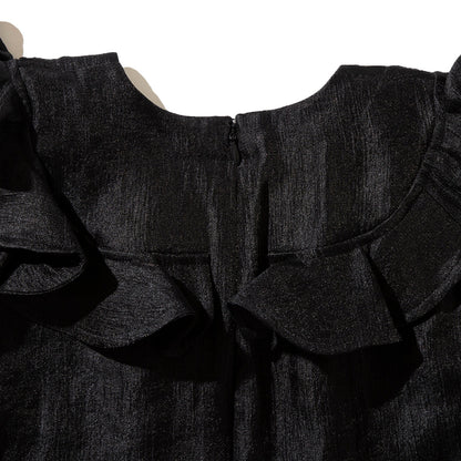 MIYAO Mini Dress with Ruffled Flap ミヤオ フリルフラップ付きミニドレス MDOP-04【レディース WOMENブランド 楽天NG 25FW】