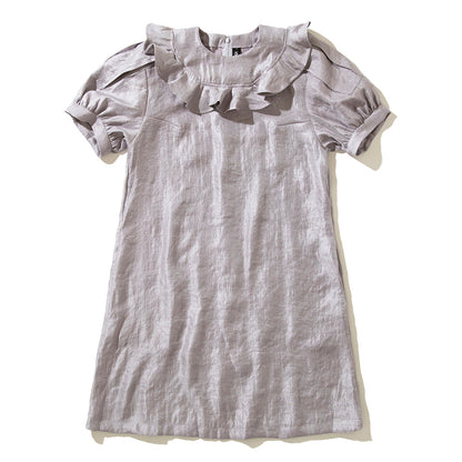 MIYAO Mini Dress with Ruffled Flap ミヤオ フリルフラップ付きミニドレス MDOP-04【レディース WOMENブランド 楽天NG 25FW】