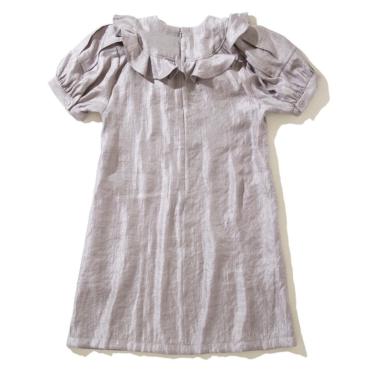 MIYAO Mini Dress with Ruffled Flap ミヤオ フリルフラップ付きミニドレス MDOP-04【レディース WOMENブランド 楽天NG 25FW】