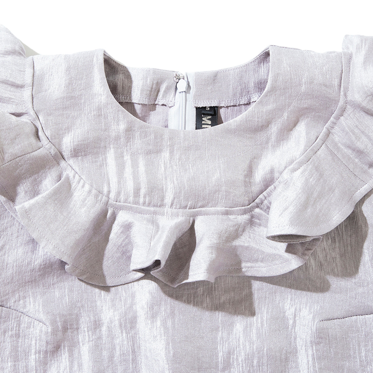MIYAO Mini Dress with Ruffled Flap ミヤオ フリルフラップ付きミニドレス MDOP-04【レディース WOMENブランド 楽天NG 25FW】