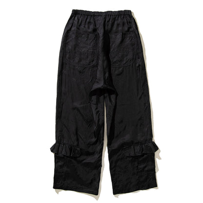 MIYAO Work pants with frill flaps ミヤオ フリルフラップ付きワークパンツ MDPT-01【レディース WOMENブランド 楽天NG 25FW】