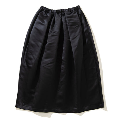 MIYAO Ribbon-Trimmed Tuck Skirt ミヤオ リボン付きタックスカート MDSK-02【レディース WOMENブランド 楽天NG 25FW】