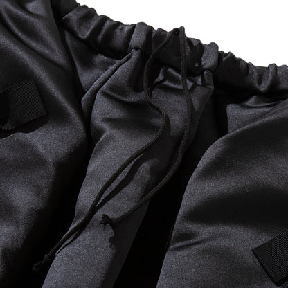 MIYAO Ribbon-Trimmed Tuck Skirt ミヤオ リボン付きタックスカート MDSK-02【レディース WOMENブランド 楽天NG 25FW】