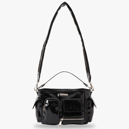 ANNA SUI NYC MULTI-POCKET MINI BAG アナスイ エヌワイシー マルチポケットチビバッグ 13261030【レディース バッグ マルチポケット 2WAY 合皮 光沢感 デイリー使用 25FW】