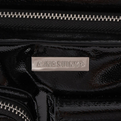 ANNA SUI NYC MULTI-POCKET MINI BAG アナスイ エヌワイシー マルチポケットチビバッグ 13261030【レディース バッグ マルチポケット 2WAY 合皮 光沢感 デイリー使用 25FW】