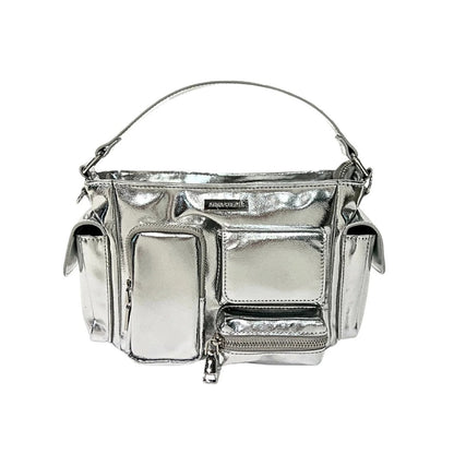ANNA SUI NYC MULTI-POCKET MINI BAG アナスイ エヌワイシー マルチポケットチビバッグ 13261030【レディース バッグ マルチポケット 2WAY 合皮 光沢感 デイリー使用 25FW】