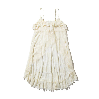 ANNA SUI NYC RUFFLED CHIFFON CAMISOLE アナスイ エヌワイシー ラッフルシフォンキャミソール 15210281【レディース キャミワンピース ラッフル レイヤード  25FW】