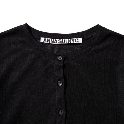ANNA SUI NYC LAYERED BRA TOP アナスイ エヌワイシー レイヤードブラトップ 15210303【レディース レディース カーディガン ブラトップ レイヤード トップス 25FW】