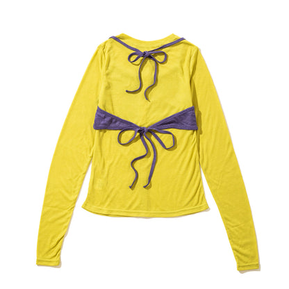 ANNA SUI NYC LAYERED BRA TOP アナスイ エヌワイシー レイヤードブラトップ 15210303【レディース レディース カーディガン ブラトップ レイヤード トップス 25FW】