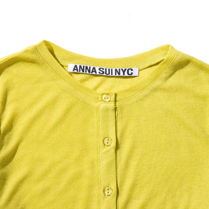 ANNA SUI NYC LAYERED BRA TOP アナスイ エヌワイシー レイヤードブラトップ 15210303【レディース レディース カーディガン ブラトップ レイヤード トップス 25FW】