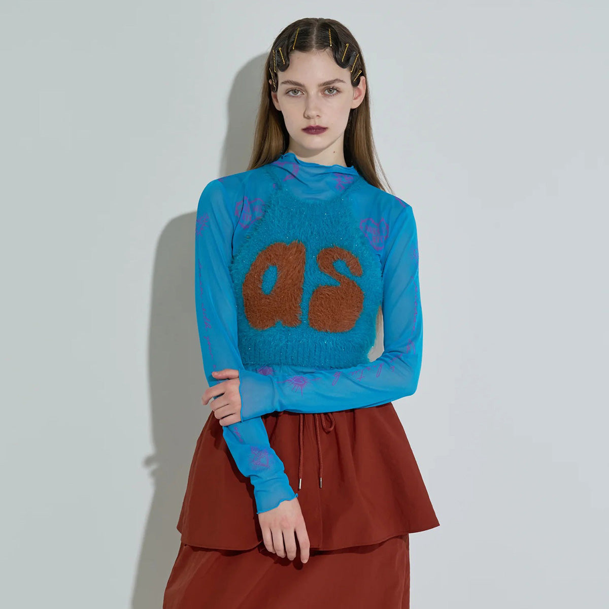 ANNA SUI NYC Knit Halter Neck Camisole アナスイ エヌワイシー ニットホルターネックキャミ 15210315【レディース WOMENブランド 楽天NG 25FW】