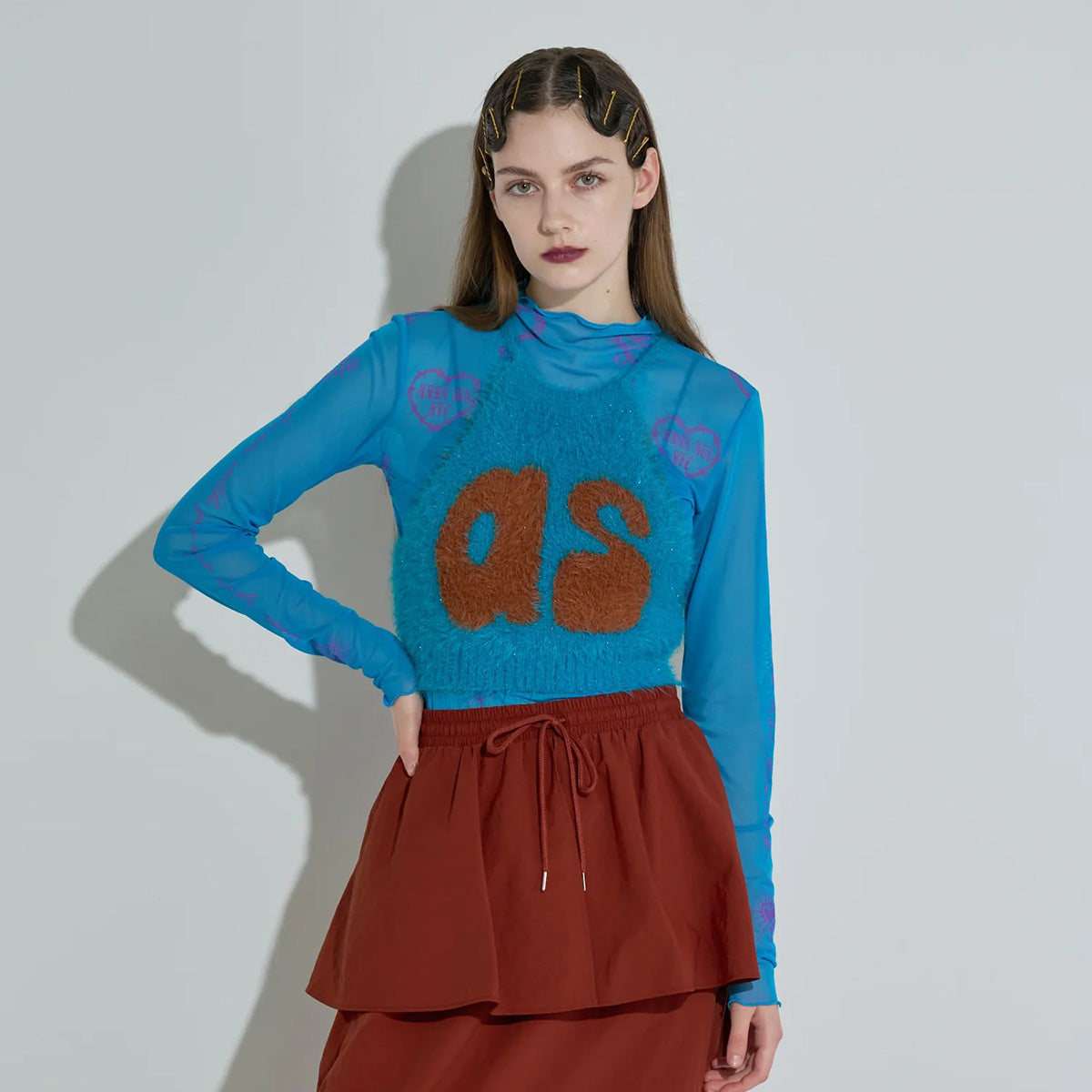 ANNA SUI NYC Knit Halter Neck Camisole アナスイ エヌワイシー ニットホルターネックキャミ 15210315【レディース WOMENブランド 楽天NG 25FW】