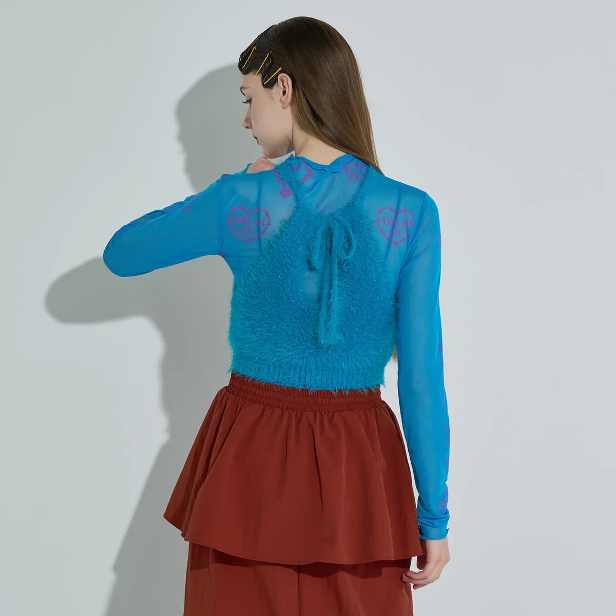 ANNA SUI NYC Knit Halter Neck Camisole アナスイ エヌワイシー ニットホルターネックキャミ 15210315【レディース WOMENブランド 楽天NG 25FW】