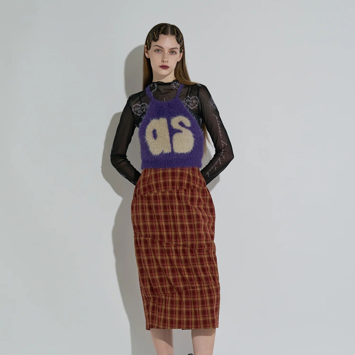 ANNA SUI NYC Knit Halter Neck Camisole アナスイ エヌワイシー ニットホルターネックキャミ 15210315【レディース WOMENブランド 楽天NG 25FW】