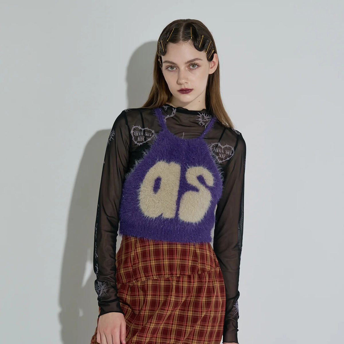 ANNA SUI NYC Knit Halter Neck Camisole アナスイ エヌワイシー ニットホルターネックキャミ 15210315【レディース WOMENブランド 楽天NG 25FW】