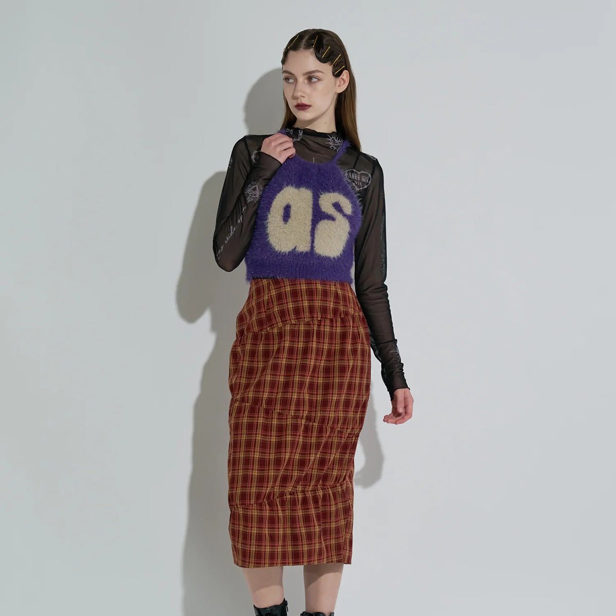 ANNA SUI NYC Knit Halter Neck Camisole アナスイ エヌワイシー ニットホルターネックキャミ 15210315【レディース WOMENブランド 楽天NG 25FW】