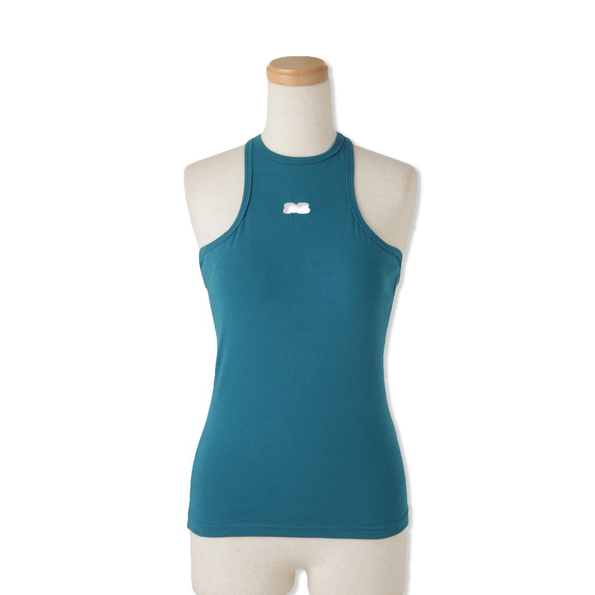 ANNA SUI NYC AMERICAN-SLEEVE TANK TOP アナスイ エヌワイシー アメスリタンクトップ 15213279【レディース ノースリーブ タンクトップ フライス素材 ロゴ刺繍 カップ付き インナー 25FW】